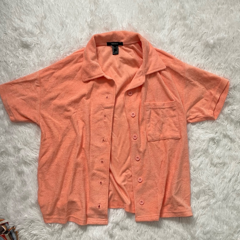 Terry cloth top